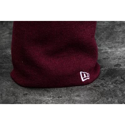 New Era Essential Long Knit Beanie Maroon
