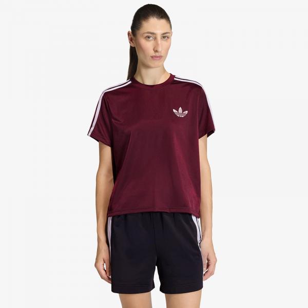Tričko adidas Firebird T-Shirt Maroon/ Off White S