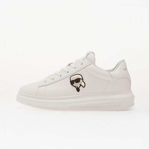 Tenisky Karl Lagerfeld Jeans Kapri Mens Karl Nft Lo Lace White Lthr/ Mono EUR 44