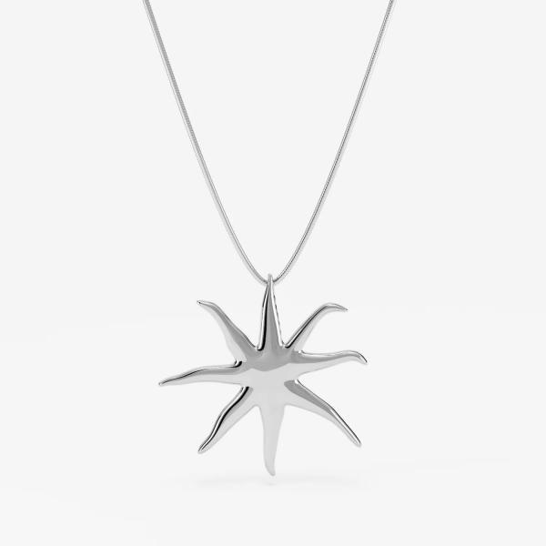 Náhrdelník FURIOSA® Starfish Necklace - 45+5 cm Silver Universal