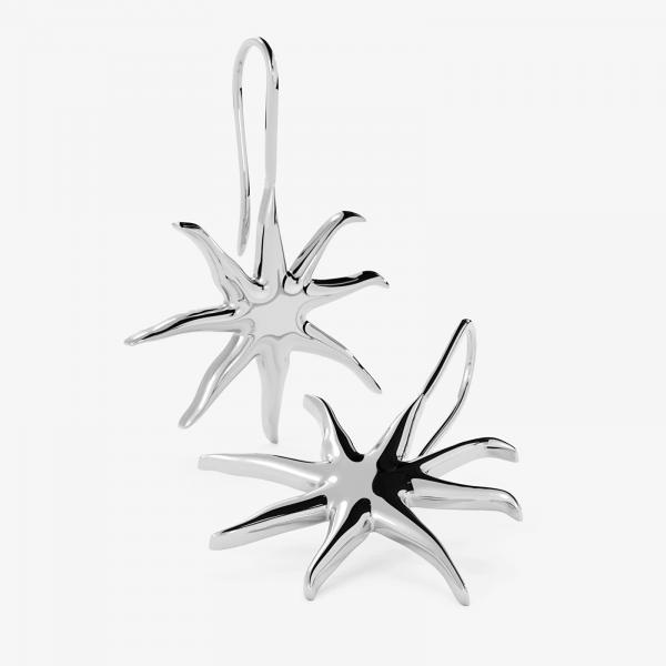 Náušnice FURIOSA® Starfish Earrings Silver Universal