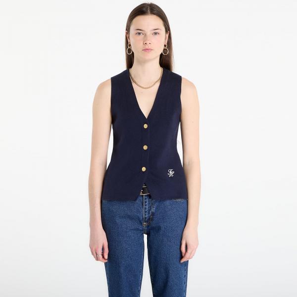 Vesta Tommy Hilfiger Co Full Needle Slim Vest Navy L