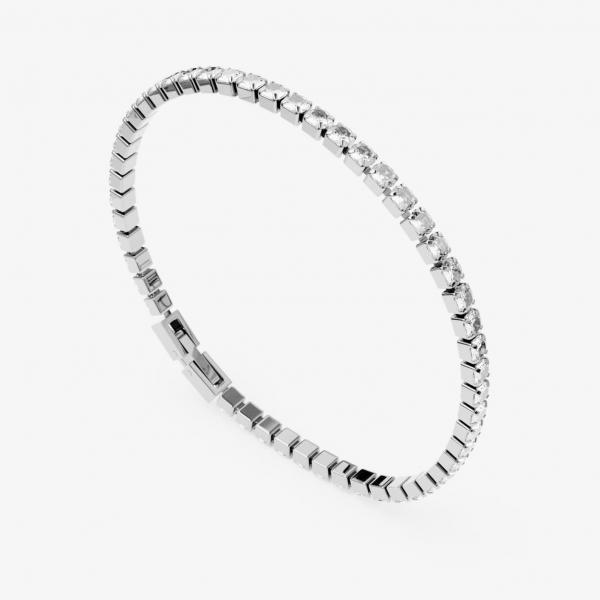Náramek FURIOSA® Tennis Bracelet - 17 cm Silver Universal