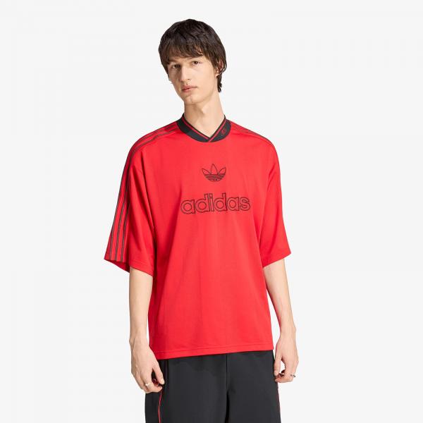 Dres adidas Oversized Knit Jersey Better Scarlet S
