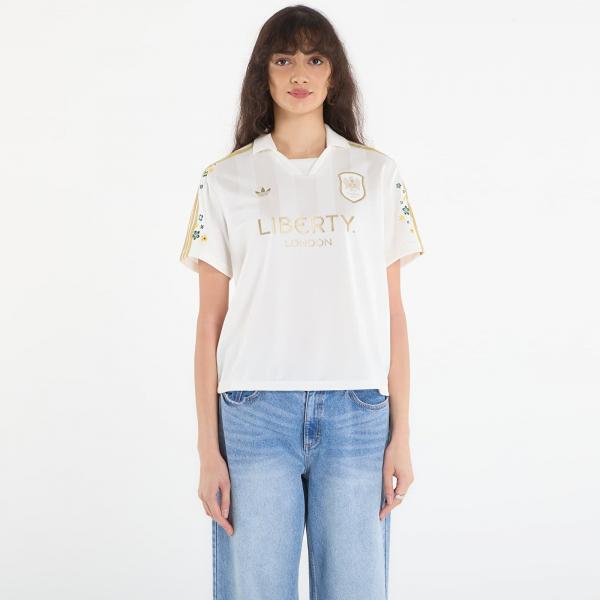 Tričko adidas X Liberty London Jersey Off White/ Ice Purple L