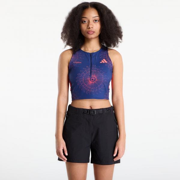 Top adidas Adizero Labrum Bralet Dark Blue/ Lucid Red M