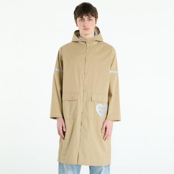Kabát HUMAN MADE Packable Rain Coat UNISEX Beige L