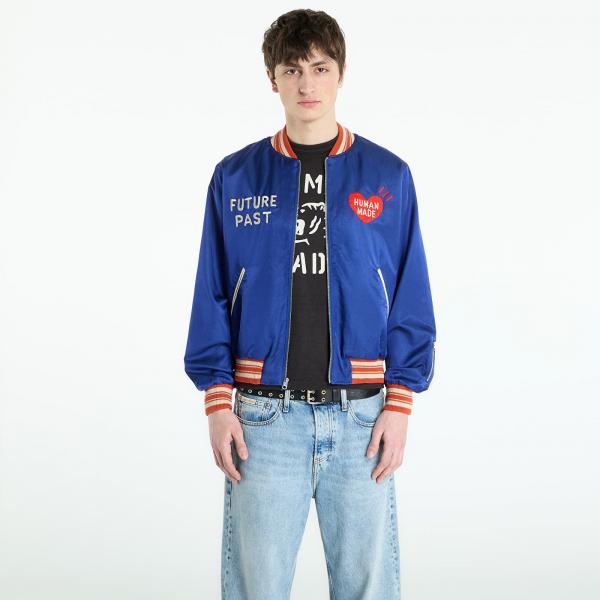 Bunda HUMAN MADE Satin Jacket UNISEX Blue L