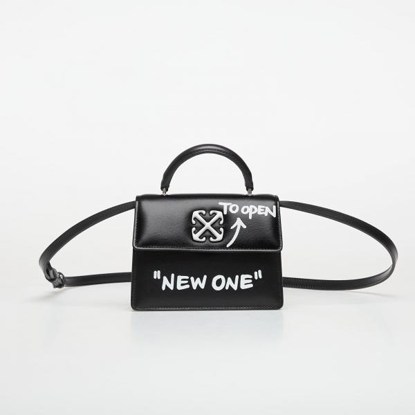 Kabelka Off-White Jitney Baby Quote Black Universal
