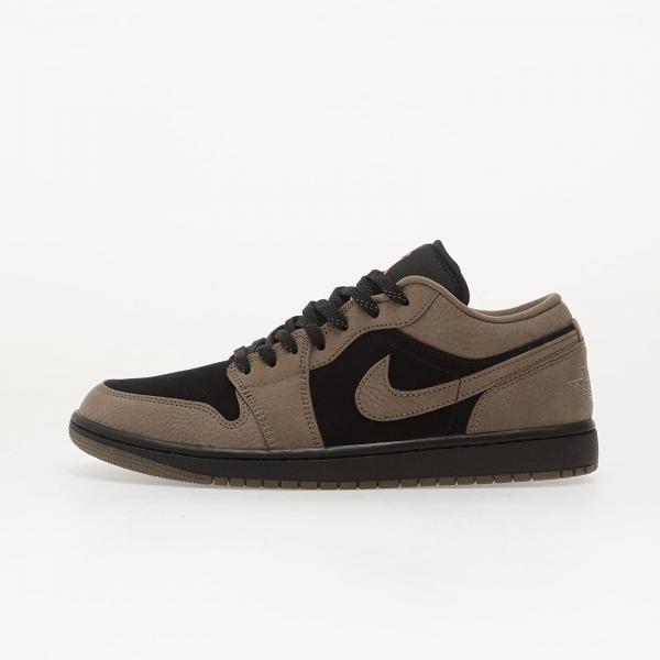 Tenisky Air Jordan 1 Low Se Black/ Olive Grey-Lt Wild Mango EUR 41