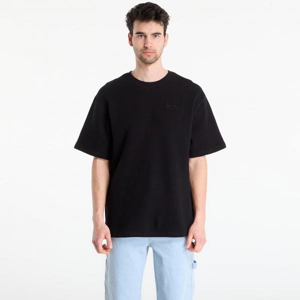 Tričko Karl Kani Signature Waffle T-Shirt Black L