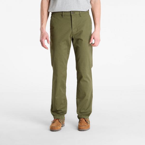 Kalhoty GAP V-Essential Khaki Straight Fit Olive W34/L32
