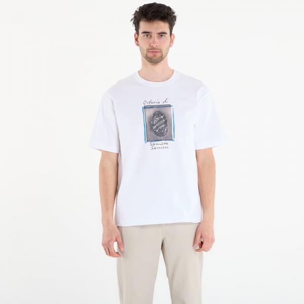 Tričko Samsøe Samsøe Sagergei T-Shirt White Osteria M