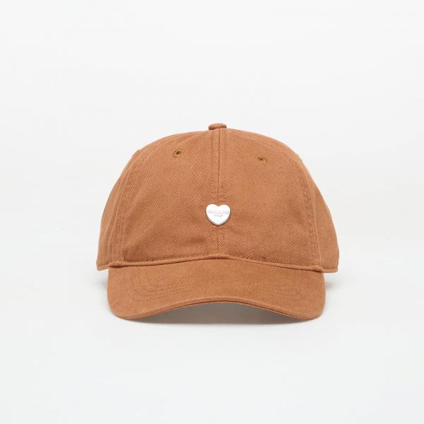 Kšiltovka Carhartt WIP Heart Metal Cap Hamilton Brown/ Silver Universal