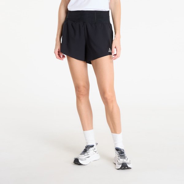 Šortky Nike ACG Women's Dri-FIT Mid-Rise Brief-Lined Trail Running Shorts Black/ Black/ Summit White M