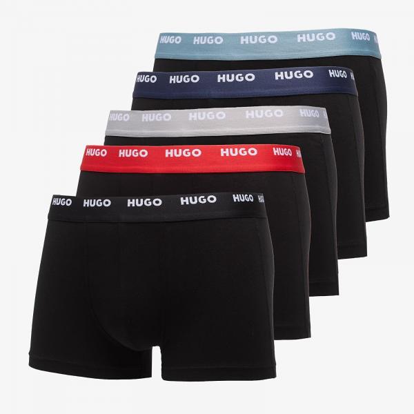 Boxerky Hugo Boss Trunk 5-Pack Black M