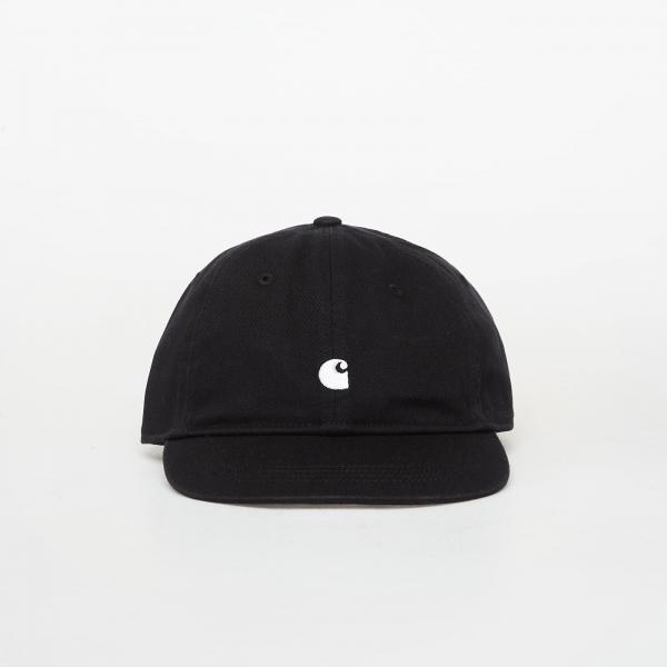 Kšiltovka Carhartt WIP Madison Logo Cap Black/ White Universal