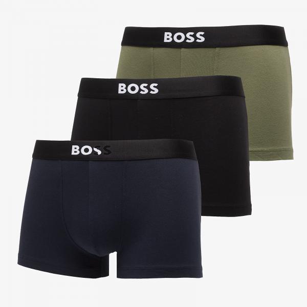 Boxerky Hugo Boss Trunk 3-Pack Boss One Dark Blue S