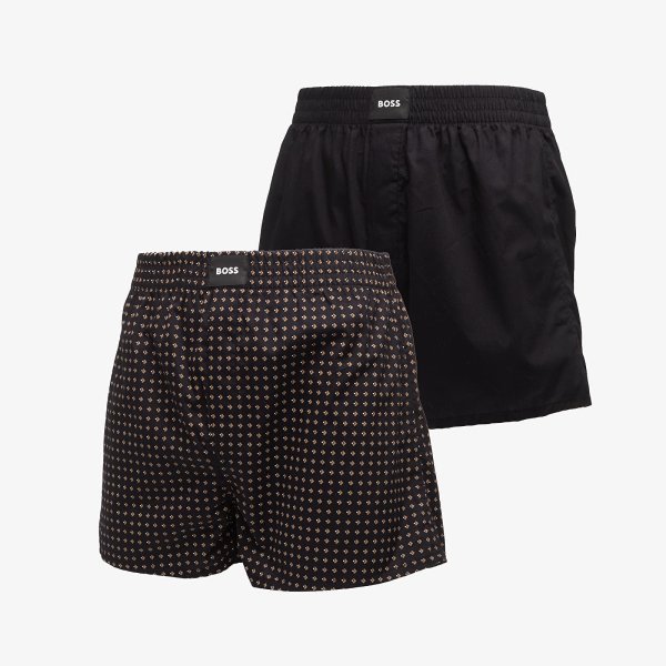 Boxerky Hugo Boss 2-Pack Boxer S. Cw Peach Black S