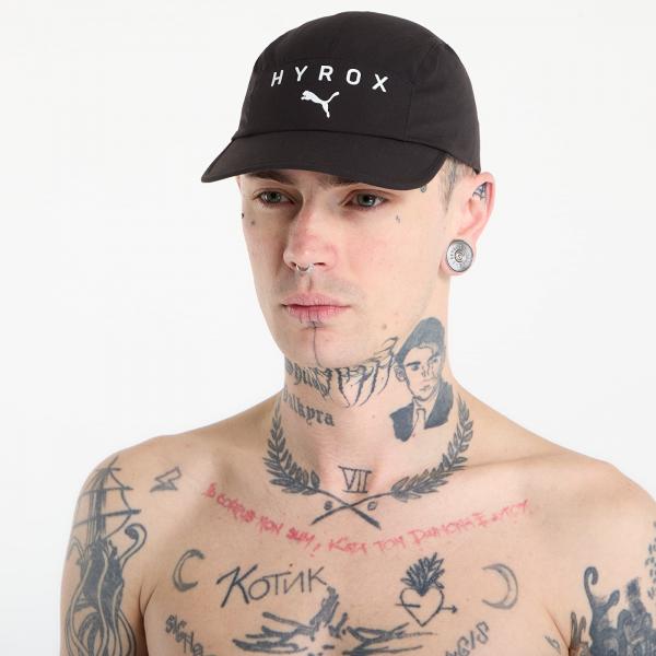 Kšiltovka Puma x HYROX 5 Panel Cap Puma Black Universal