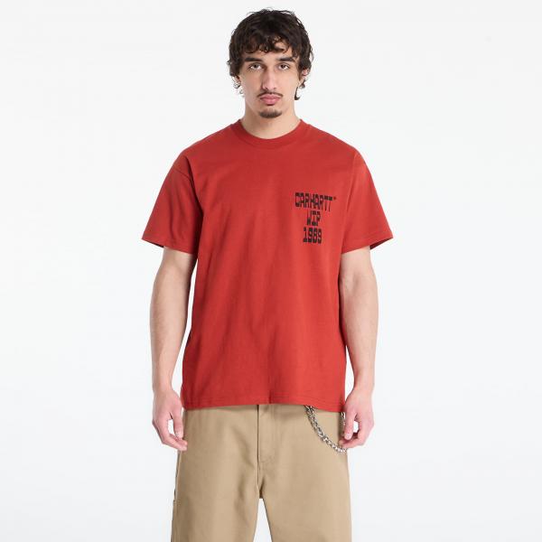 Tričko Carhartt WIP S/S Blocks T-Shirt UNISEX Oxide Red S