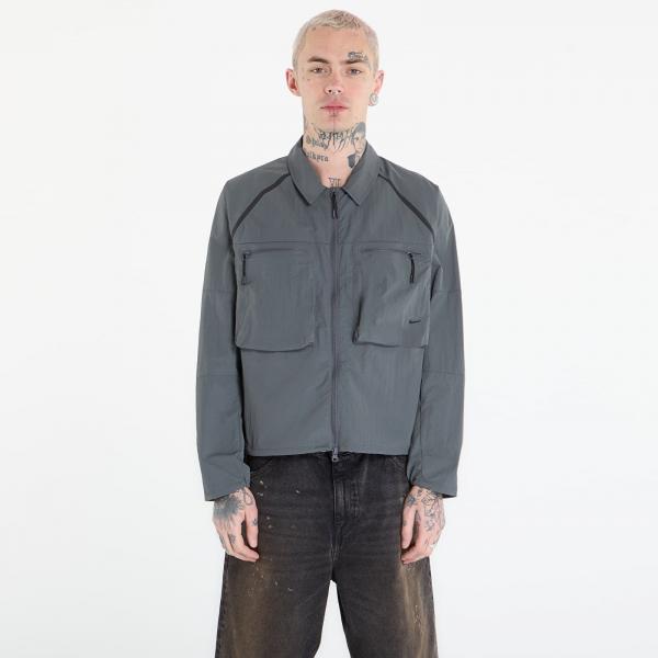 Košile Nike Tech Men's Long-Sleeve Utility Shirt Iron Grey/ Black XXL