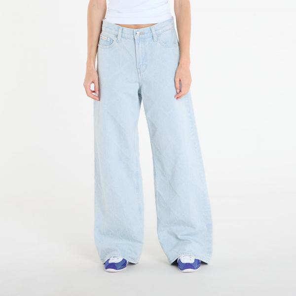 Džíny Calvin Klein Jeans Low Rise Baggy Needle Jeans Blue XXS/24
