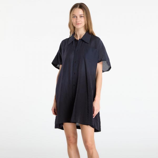 Košile Y-3 Short Sleeve Dip Dye Utility Overshirt Black/ Night Grey L
