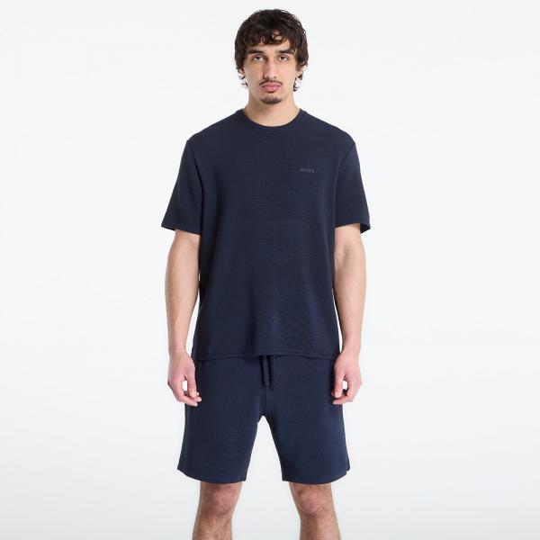 Tričko Hugo Boss Rib T-Shirt Blue S