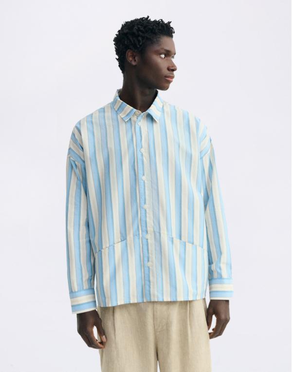 Thinking MU Messina Stripes Jim Shirt MULTICOLOR S