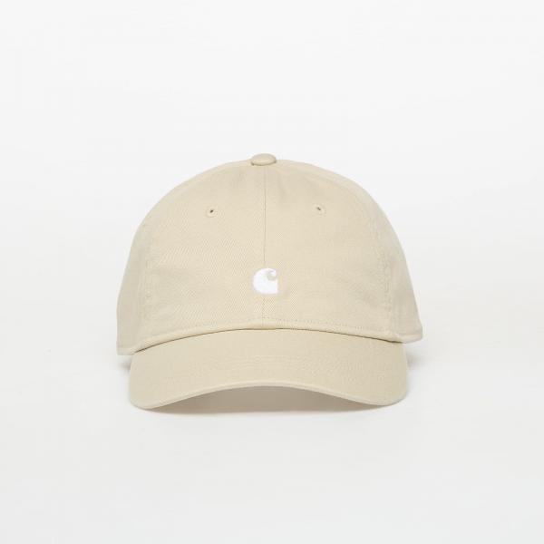 Kšiltovka Carhartt WIP Madison Logo Cap Stone/ White Universal