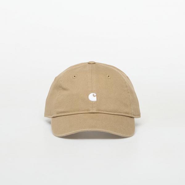 Kšiltovka Carhartt WIP Madison Logo Cap Leather/ White Universal