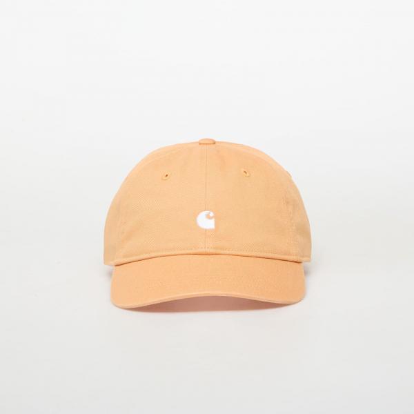 Kšiltovka Carhartt WIP Madison Logo Cap Gentle Orange/ White Universal