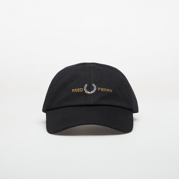 Kšiltovka FRED PERRY Flp Twill Cap Black Universal