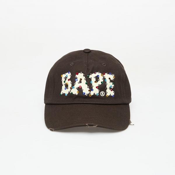 Kšiltovka A BATHING APE Color Stone Panel Cap Brown Universal