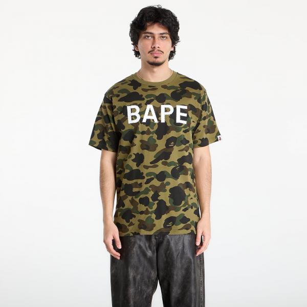Tričko A BATHING APE 1St Camo Bape Rhinestone Tee UNISEX Green XXL