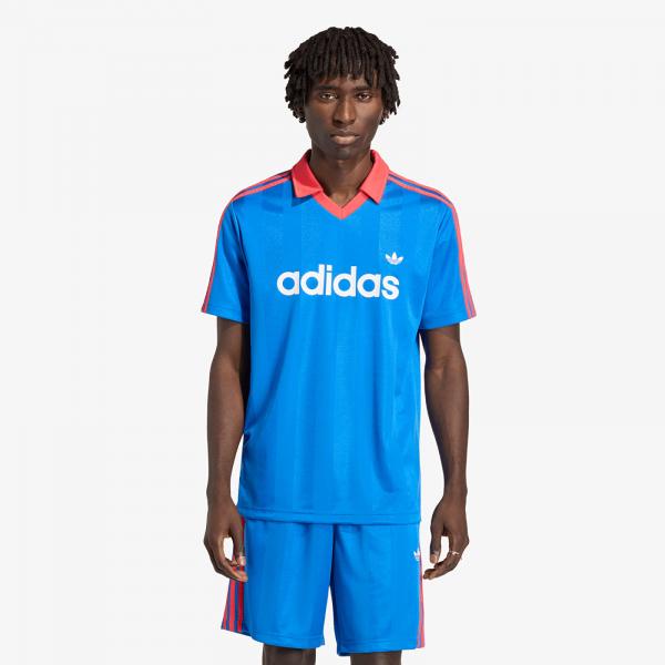 Dres adidas Archive Collar Engineered Jersey Blue S