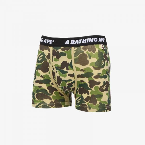 Boxerky A BATHING APE Abc Camo Trunks Green L