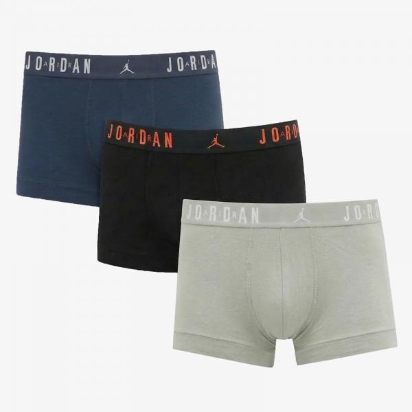 Boxerky Jordan JHM Mens Flight Cotton 3-Pack Tru Squadron Blue XXL