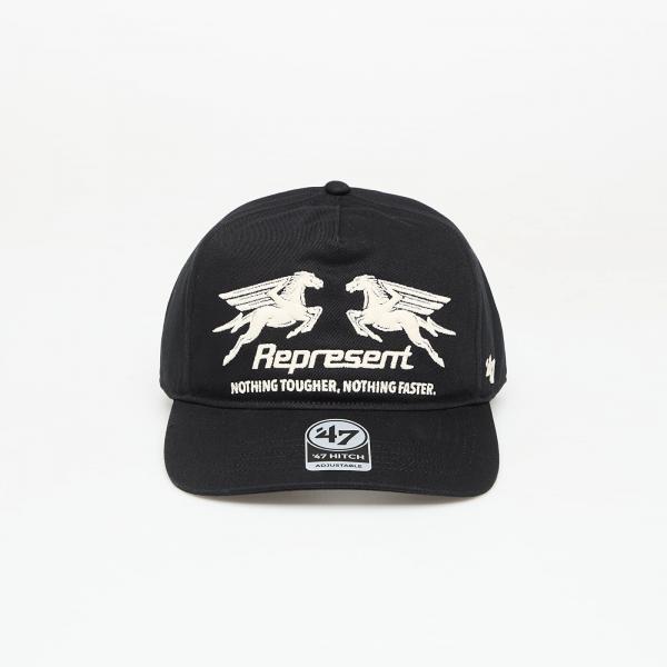 Kšiltovka REPRESENT Pegasus Cap Jet Black Universal