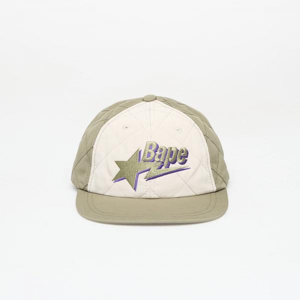 Kšiltovka A BATHING APE Bape Sta Logo Quilting Cap Olive Drab Universal