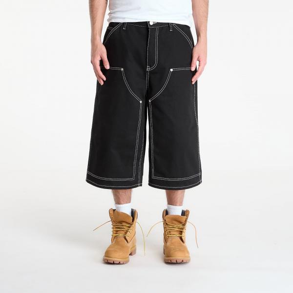 Šortky Awake NY Double Knee Jort Black 32