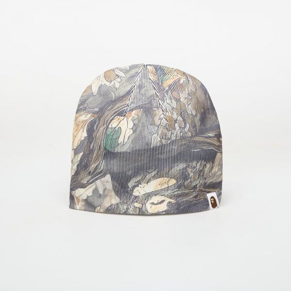 Čepice A BATHING APE Tree Edge Camo Knit Cap Brown Universal
