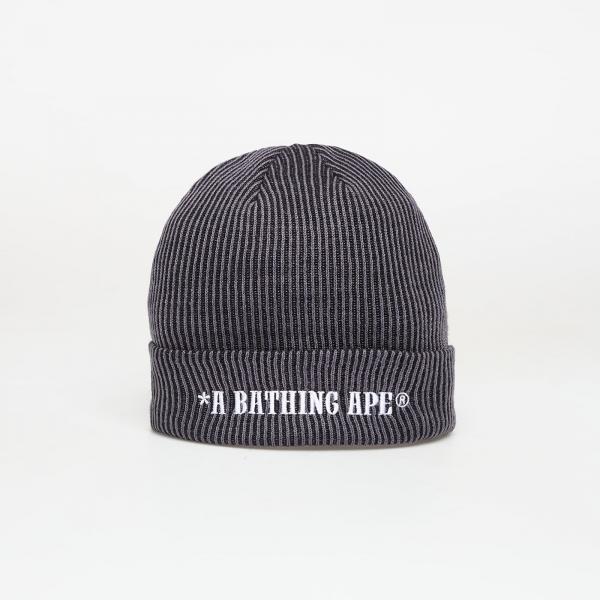 Čepice A BATHING APE A Bathing Ape Knit Cap Black Universal
