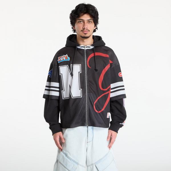 Mikina Awake NY Headcrack Champs Jersey Zip Hoodie Black L