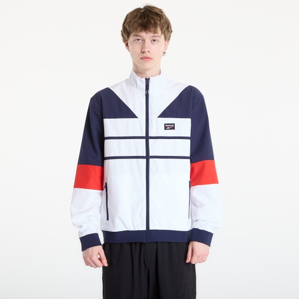 Bunda Reebok Heritage Logo Track Top White/ Navy/ Red L