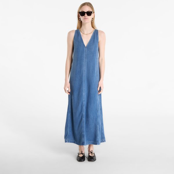 Šaty Samsøe Samsøe Saskylar Dress Medium Denim Blue S