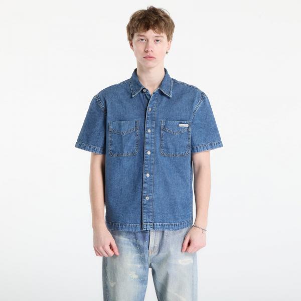 Košile Calvin Klein Jeans Shirt Beckford Blue XL