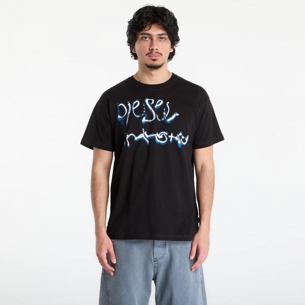 Tričko Diesel T-Norm-V8 T-Shirt Black L