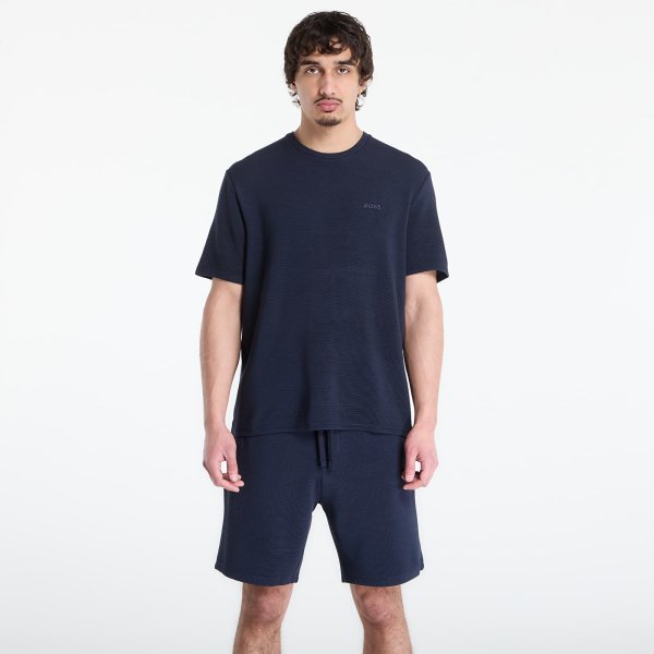 Tričko Hugo Boss Rib T-Shirt Blue M